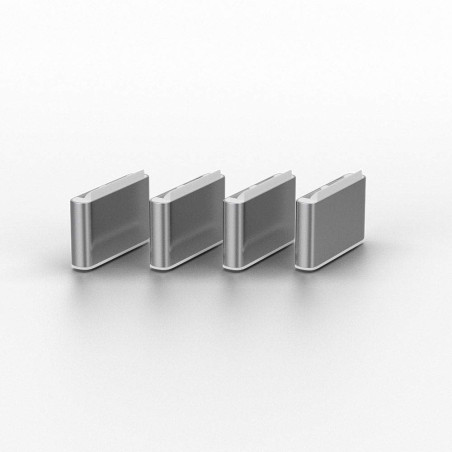 LINDY Bloqueurs de Port USB Type C, Blanc, 10 pièces