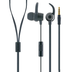 SCHWAIGER KH470S 512 Écouteurs Intra-Auriculaires avec Coussinets en Silicone, Microphone Filaire, câble Fin, Bouton de Prise Ja