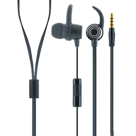 SCHWAIGER KH470S 512 Écouteurs Intra-Auriculaires avec Coussinets en Silicone, Microphone Filaire, câble Fin, Bouton de Prise Ja