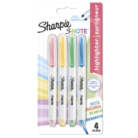 Sharpie SNOTE CHSL. ASST BL4 PE