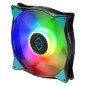Iceberg Ventilateur thermique IceGALE Adressable RGB 140 mm PWM à double roulement à billes ARGB Noir Iceberg Ventilateur thermique IceGALE Adressable RGB 140 mm PWM à double roulement à billes ARGB Noir