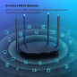 Tenda TX9 Pro Routeur Wi-FI Gigabit Ethernet Double Bande (2,4 GHz/5 GHz) 5G Noir Tenda TX9 Pro Routeur Wi-FI Gigabit Ethernet Double Bande (2,4 GHz/5 GHz) 5G Noir