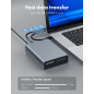 GRAUGEAR | Boîtier Raid Externe | 2 x 2,5" SATA SSD/HDD | Type-C® USB 3.2 Gen2 (10Gb/s) | Raid 0, RAID1, Single, Large | USB-C | GRAUGEAR | Boîtier Raid Externe | 2 x 2,5" SATA SSD/HDD | Type-C® USB 3.2 Gen2 (10Gb/s) | Raid 0, RAID1, Single, Large | USB-C |
