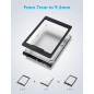 GRAUGEAR, Cadre de Montage Autocollant pour SSD 2,5", 7 mm sur 9,5 mm, G-25-7T9 GRAUGEAR, Cadre de Montage Autocollant pour SSD 2,5", 7 mm sur 9,5 mm, G-25-7T9