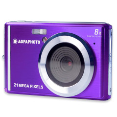 AgfaPhoto Realishot DC5200 - Appareil Photo Compact, 21MP, Ecran LCD 2,4", Zoom Digital 8X, Vidéo HD 720p, Batterie Lithium, Car