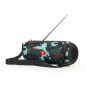 Gembird GMB-Audio Haut-Parleur Bluetooth Portable avec Antenne, Design Camouflage - Diffusion de Musique sans Fil, Radio FM, Opt Gembird GMB-Audio Haut-Parleur Bluetooth Portable avec Antenne, Design Camouflage - Diffusion de Musique sans Fil, Radio FM, Opt
