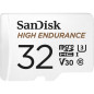 SanDisk HIGH ENDURANCE Video Monitoring for Dashcams & Home Monitoring 32 GB microSDHC Memory Card + SD Adaptor, Up to 100 MB/s SanDisk HIGH ENDURANCE Video Monitoring for Dashcams & Home Monitoring 32 GB microSDHC Memory Card + SD Adaptor, Up to 100 MB/s