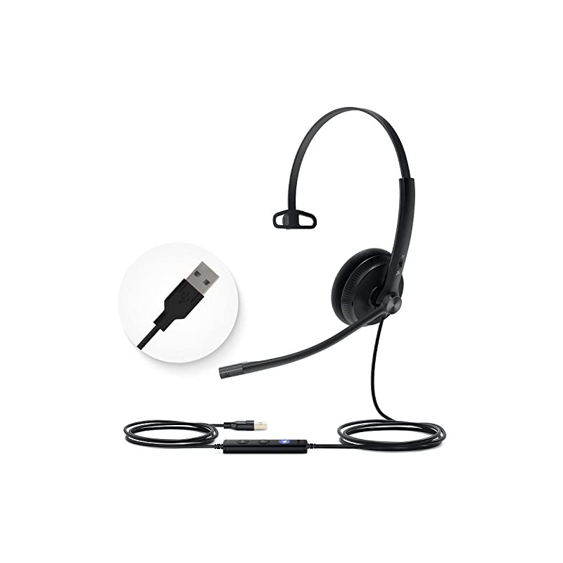 Yealink UH34 Mono Teams Casque monoaural