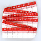 Hama Adhésif Cinekett (pour films Super 8, 100 pièces, S8, 1 piste audio libre) Blanc/Rouge