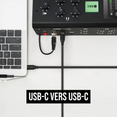 RØDE SC17 Câble plat USB-C vers USB-C (1.5m, Noir)