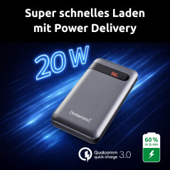 Intenso Powerbank PD10000 Power Delivery 10000 mAh Noir