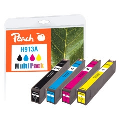 Peach PI300-744 Cartouche d'encre 4 pièce(s) Compatible Noir, Cyan, Magenta, Jaune