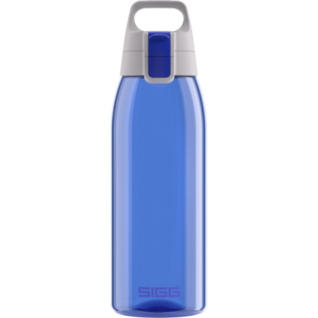 Sigg - Gourde Transparente en Tritan - Total Color Blue - Convient Aux Boissons Gazeuses - Lavage Au Lave-Vaisselle - Étanche &