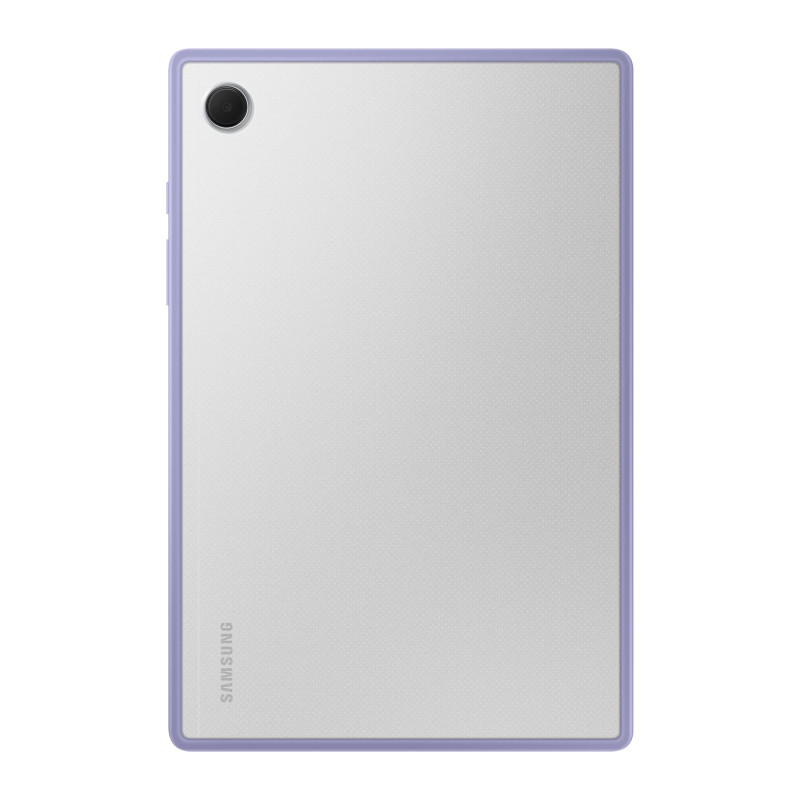 Coque arrière Transparente Tab A8 Bords renforcés et colorés en Bleu Lavande Clear Edge Cover SAMSUNG - EF-QX200TVEGWW Coque arrière Transparente Tab A8 Bords renforcés et colorés en Bleu Lavande Clear Edge Cover SAMSUNG - EF-QX200TVEGWW