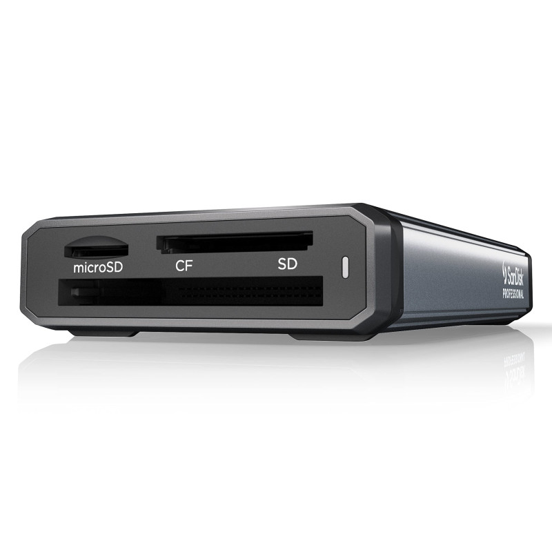 SanDisk Professional Pro-Reader Multi-Card Lecteur pour des Transferts Multimédias Ultra-Rapides Noir SanDisk Professional Pro-Reader Multi-Card Lecteur pour des Transferts Multimédias Ultra-Rapides Noir