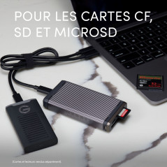 SanDisk Professional Pro-Reader Multi-Card Lecteur pour des Transferts Multimédias Ultra-Rapides Noir