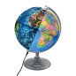 Lexibook, Globe Jour et Nuit Lumineux STEM, 2-en-1 Globe Le Jour Carte des contellations la Nuit, Bleu/Noir, NLJ185FR