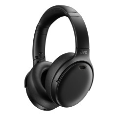 JVC Casque Hybride Supra-auriculaire, Compatible Hi-Rés, Noise Cancelling, Bluetooth 5.1, HA-S100N (Noir)