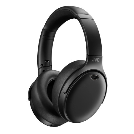 JVC Casque Hybride Supra-auriculaire, Compatible Hi-Rés, Noise Cancelling, Bluetooth 5.1, HA-S100N (Noir)