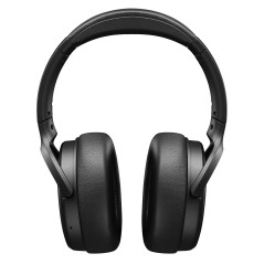 JVC Casque Hybride Supra-auriculaire, Compatible Hi-Rés, Noise Cancelling, Bluetooth 5.1, HA-S100N (Noir)