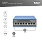 ASSMANN Electronic DN-651119 commutateur réseau Gigabit Ethernet (10/100/1000) Noir, Bleu ASSMANN Electronic DN-651119 commutateur réseau Gigabit Ethernet (10/100/1000) Noir, Bleu