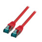 EFB Câble patch RJ45 S/FTP Cat6A LSZH Rouge Longueur 5 m 4 x 2 x AWG27/7 Conforme aux normes de transfert 10 Gbit EFB Câble patch RJ45 S/FTP Cat6A LSZH Rouge Longueur 5 m 4 x 2 x AWG27/7 Conforme aux normes de transfert 10 Gbit