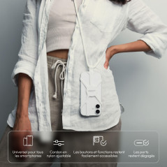 VONMÄHLEN Infinity - Lanière Universelle pour Smartphone, réglable et Confortable, accès Facile aux Boutons et à la caméra - Bla
