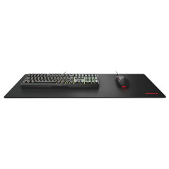 CHERRY MP 2000, Tapis DE Souris Premium XXL en Tissu (800 x 350 x 5 mm), Surface Lisse pour la Précision, Bords Cousus, Antidéra