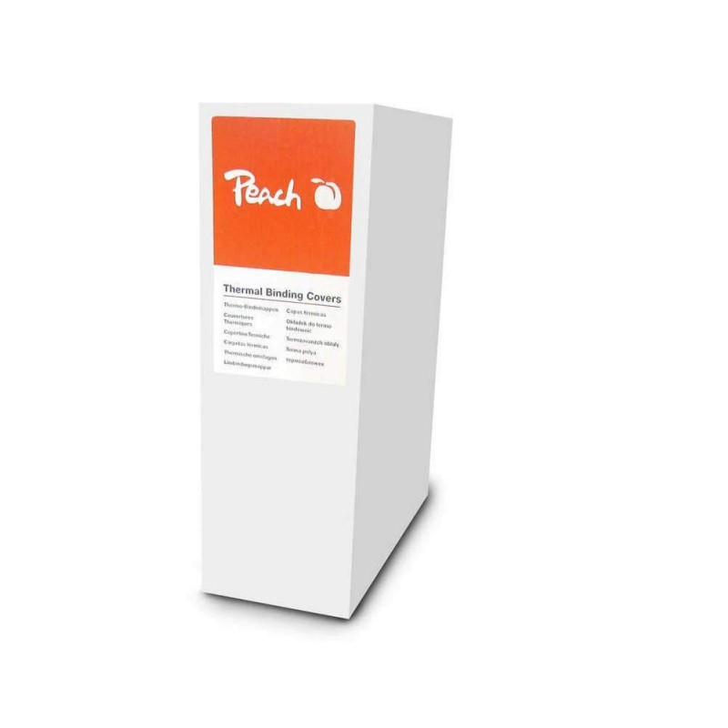 Peach PBT406-07 Lot de 80 pochettes thermiques pour 100 feuilles A4 80 g/m² Blanc Peach PBT406-07 Lot de 80 pochettes thermiques pour 100 feuilles A4 80 g/m² Blanc