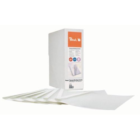 Peach PBT406-07 Lot de 80 pochettes thermiques pour 100 feuilles A4 80 g/m² Blanc