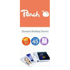 Peach PBT406-07 Lot de 80 pochettes thermiques pour 100 feuilles A4 80 g/m² Blanc