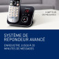 Panasonic KX-TG6823FRB DECT Téléphone Numérique Sans Fil Répondeur Numérique, Base et 3 Combinés, Haut-Parleur Mains Libres, Ide Panasonic KX-TG6823FRB DECT Téléphone Numérique Sans Fil Répondeur Numérique, Base et 3 Combinés, Haut-Parleur Mains Libres, Ide