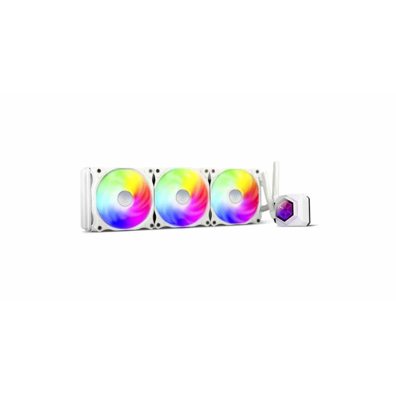 SilverStone SST-PF360W-ARGB-V2 - PermaFrost Refroidisseur d'eau Premium, PWM trio ajustable 120mm, ARGB, Intel/AMD, blanc SilverStone SST-PF360W-ARGB-V2 - PermaFrost Refroidisseur d'eau Premium, PWM trio ajustable 120mm, ARGB, Intel/AMD, blanc