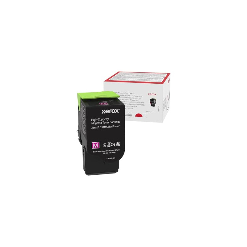 Xerox Originales C310 / C315 Magenta Haute Capacité Cartouche de Toner (5,500 Pages) - 006R04366