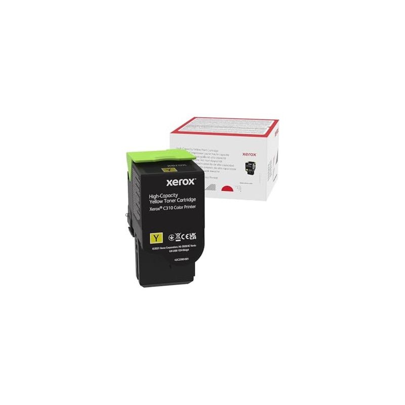 Xerox Originales C310 / C315 Jaune Haute Capacité Cartouche de Toner (5,500 Pages) - 006R04367
