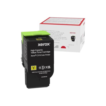 Xerox Originales C310 / C315 Jaune Haute Capacité Cartouche de Toner (5,500 Pages) - 006R04367