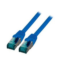 EFB Câble patch RJ45 S/FTP Cat.6A LSZH Bleu 10 m