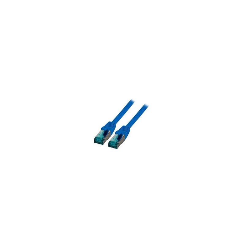 EFB Câble patch RJ45 S/FTP Cat.6A LSZH Bleu 10 m EFB Câble patch RJ45 S/FTP Cat.6A LSZH Bleu 10 m
