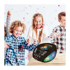 Lexibook, Harry Potter, Lecteur CD Bluetooth, Portable, Effets Lumineux, Prise Micro, Entrée aux-in, Pile ou Secteur, Noir, RCD1