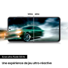 Samsung Galaxy S21 FE, Téléphone mobile 5G 128Go Violet, Carte SIM non incluse, smartphone Android, Version FR