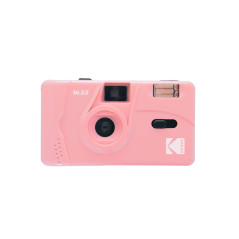 KODAK M35 DA00241 - Appareil Photo Rechargeable 35mm, Objectif Grand Angle Fixe, Viseur Optique, Flash Intégré, Pile AAA – Rose