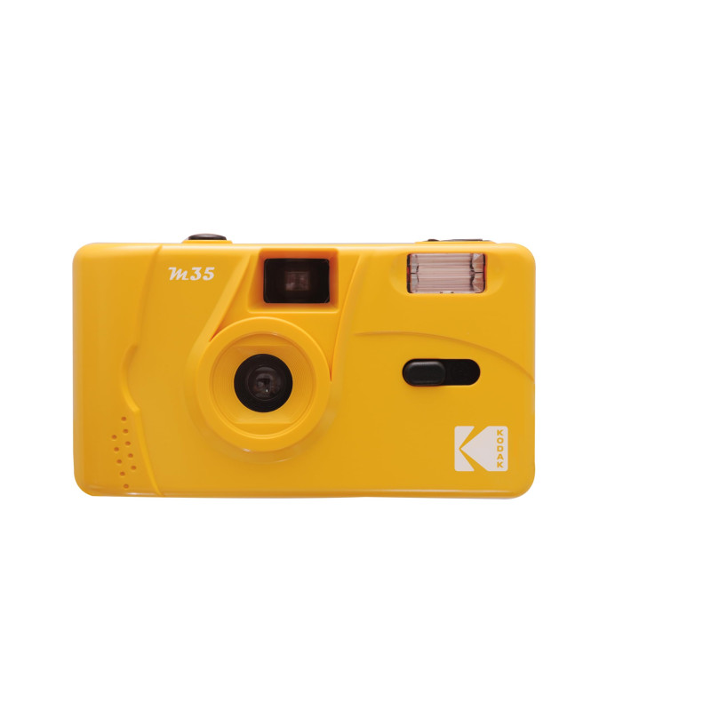 KODAK M35 DA00233 - Appareil Photo Rechargeable 35mm, Objectif Grand Angle Fixe, Viseur Optique, Flash Intégré, Pile AAA – Jaune KODAK M35 DA00233 - Appareil Photo Rechargeable 35mm, Objectif Grand Angle Fixe, Viseur Optique, Flash Intégré, Pile AAA – Jaune