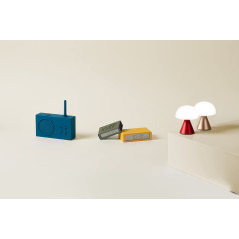 Lexon TYKHO 3 Enceinte Bluetooth Portable et Poste Radio FM, Etanche avec Batterie Rechargeable - Noir