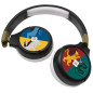 Lexibook - Warner Harry Potter - Casque Audio 2-en-1 Bluetooth et Filaire, Stéréo, sans Fil, Filaire, Son limité, Pliable, Ajust