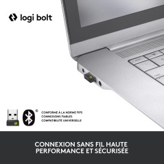 Logitech Signature M650 for Business, Souris sans Fil pour les Mains de Petite Taille à Taille Moyenne, Logi Bolt, Bluetooth, Sm