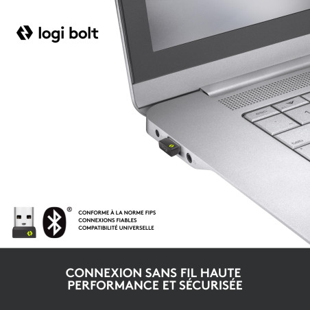 Logitech Signature M650 for Business, Souris sans Fil pour les Mains de Petite Taille à Taille Moyenne, Logi Bolt, Bluetooth, Sm