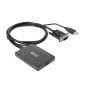 CLUB3D CAC-1720 Adaptateur VGA et USB Type A vers HDMI™ avec connecteur Pigtail M/B. 0,6 m 28 AWG CLUB3D CAC-1720 Adaptateur VGA et USB Type A vers HDMI™ avec connecteur Pigtail M/B. 0,6 m 28 AWG