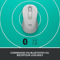Logitech Signature M650 for Business, Souris sans fil pour les Mains de Petite Taille à Taille Moyenne, Logi Bolt, Bluetooth, Sm