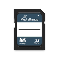 MediaRange SDHC Carte mémoire 32GB MR964 Clase 10