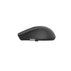 Gembird Souris Optique sans Fil 4 Boutons avec Récepteur Nano USB, Noir - DPI Ajustable 800/1200/1600, Ergonomique, Portable, Lo